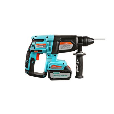 Аккумуляторный перфоратор 1BatterySystem Sturm CRH1832BLC, фото 11