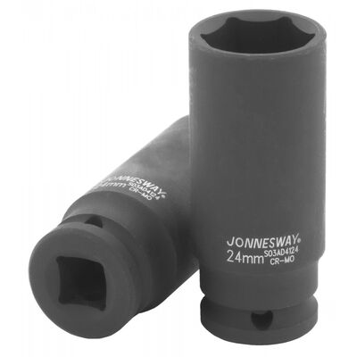 Головка торцевая ударная глубокая 1/2&quot;DR, 24 мм  JONNESWAY S03AD4124 047853, фото 1