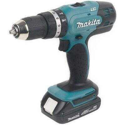 Аккумуляторная ударная дрель-шуруповерт Makita DHP453SYE, фото 1