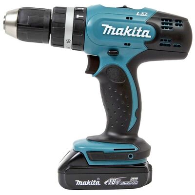 Аккумуляторная ударная дрель-шуруповерт Makita DHP453SYE, фото 2