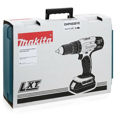 Аккумуляторная ударная дрель-шуруповерт Makita DHP453SYE, фото 4