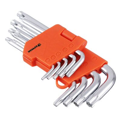 Набор ключей TORX-профиль 9пр. (50х3мм-125х9мм) Ермак 657023, фото 1