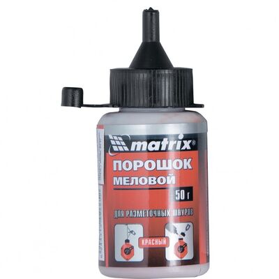 Порошок меловой красный, 115 г, для разметочных шнуров Matrix 84858, фото 1