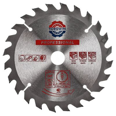 Диск пильный по дереву 160*20*24 зуб Torgwin S42885, фото 1