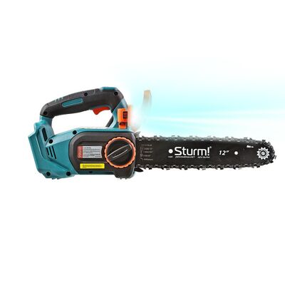 Аккумуляторная цепная пила без ЗУ и АКБ Sturm CSC1811BL 1BatterySystem, фото 4
