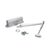 Доводчик дверной Koral 601-018 HD-206 100-120кг, морозоустойчивый, серебро, фото 1