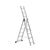Алюминиевая трехсекционная лестница стремянка Dogrular 4306 - 3x6, фото 1