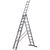 Алюминиевая трехсекционная лестница стремянка Dogrular 4311 - 3x11, фото 1