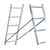 Двухсекционная алюминиевая лестница Sarayli 2х9 4209, фото 4