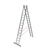Двухсекционная алюминиевая лестница Sarayli 2х6 4206, фото 1