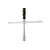 Ключ баллонный крестовой гаечный 1/2&quot; сталь Cr-V, Deli DL4416K 104487, фото 1